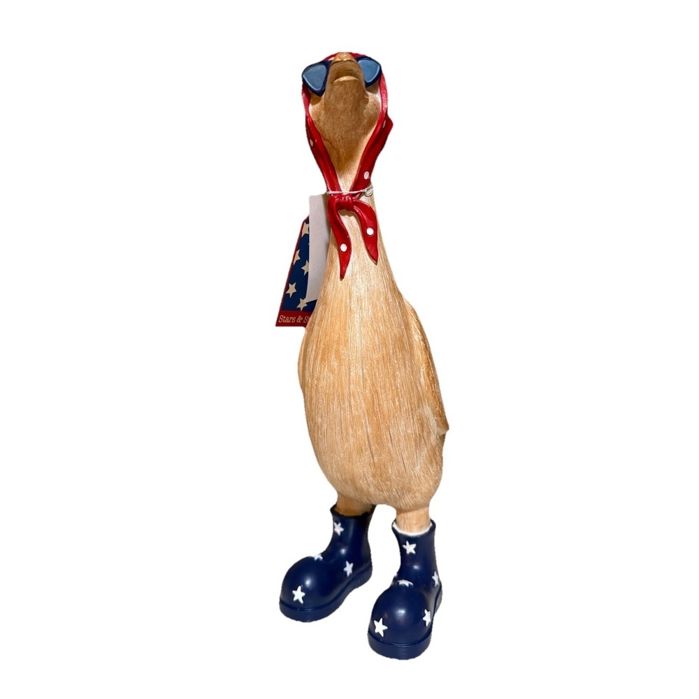 Stars & Stripes Gramma Duck 14in Patriotic Americana July 4th Memorial Day